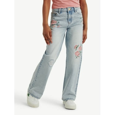 Justice Girls Embroidered Jean, Sizes 6-18