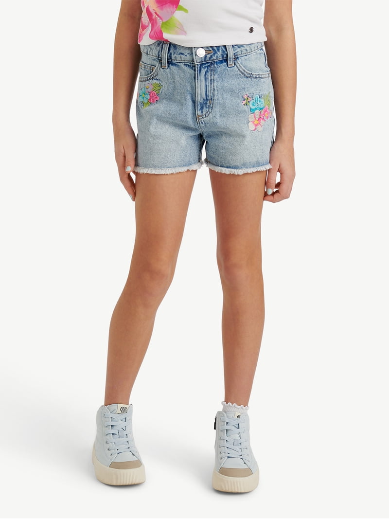 Justice Girls Fashion Denim Shorts, Sizes 6-18, Slim & Plus 