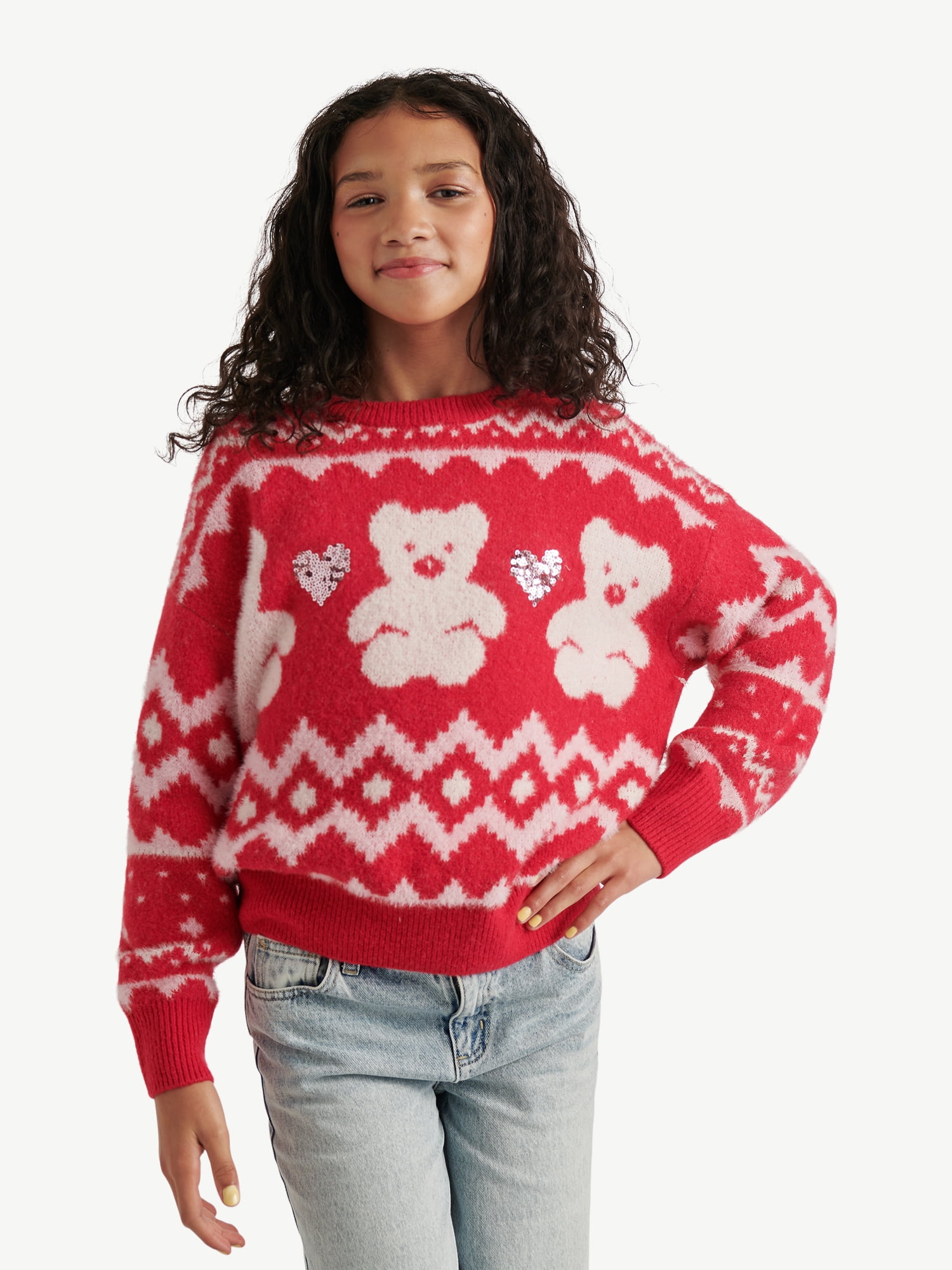 Justice Girls Fashion Sweater, Sizes XS - XLP