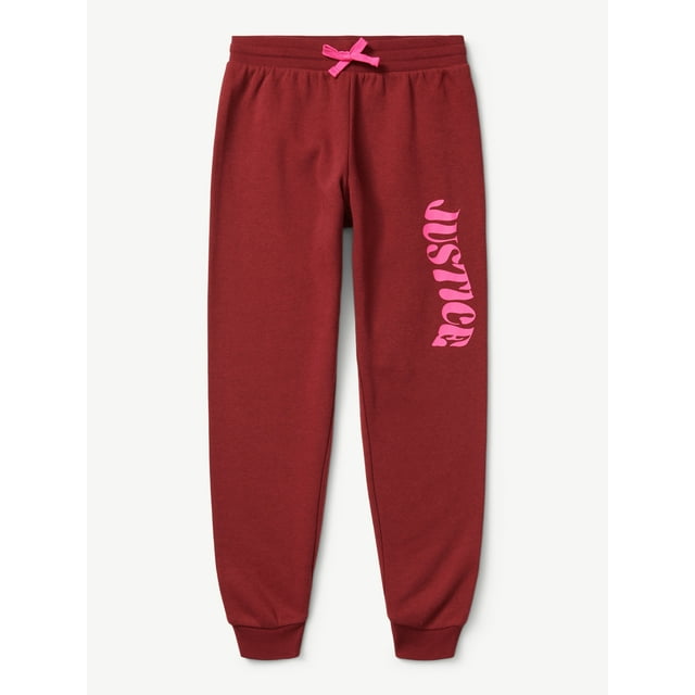 Justice Girls Fleece Jogger Pant, Sizes XS-XLP