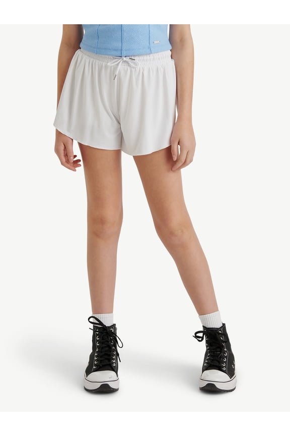 Girls Flutter Short, Sizes XS - XLP