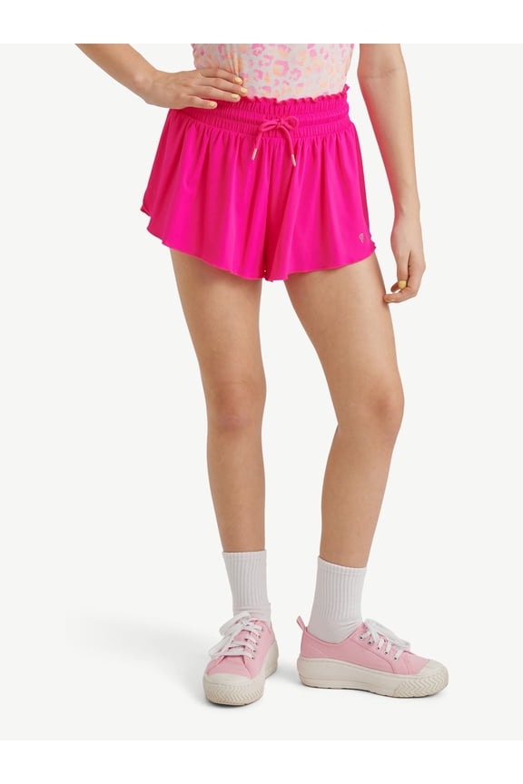 Girls Flutter Short, Sizes XS - XLP
