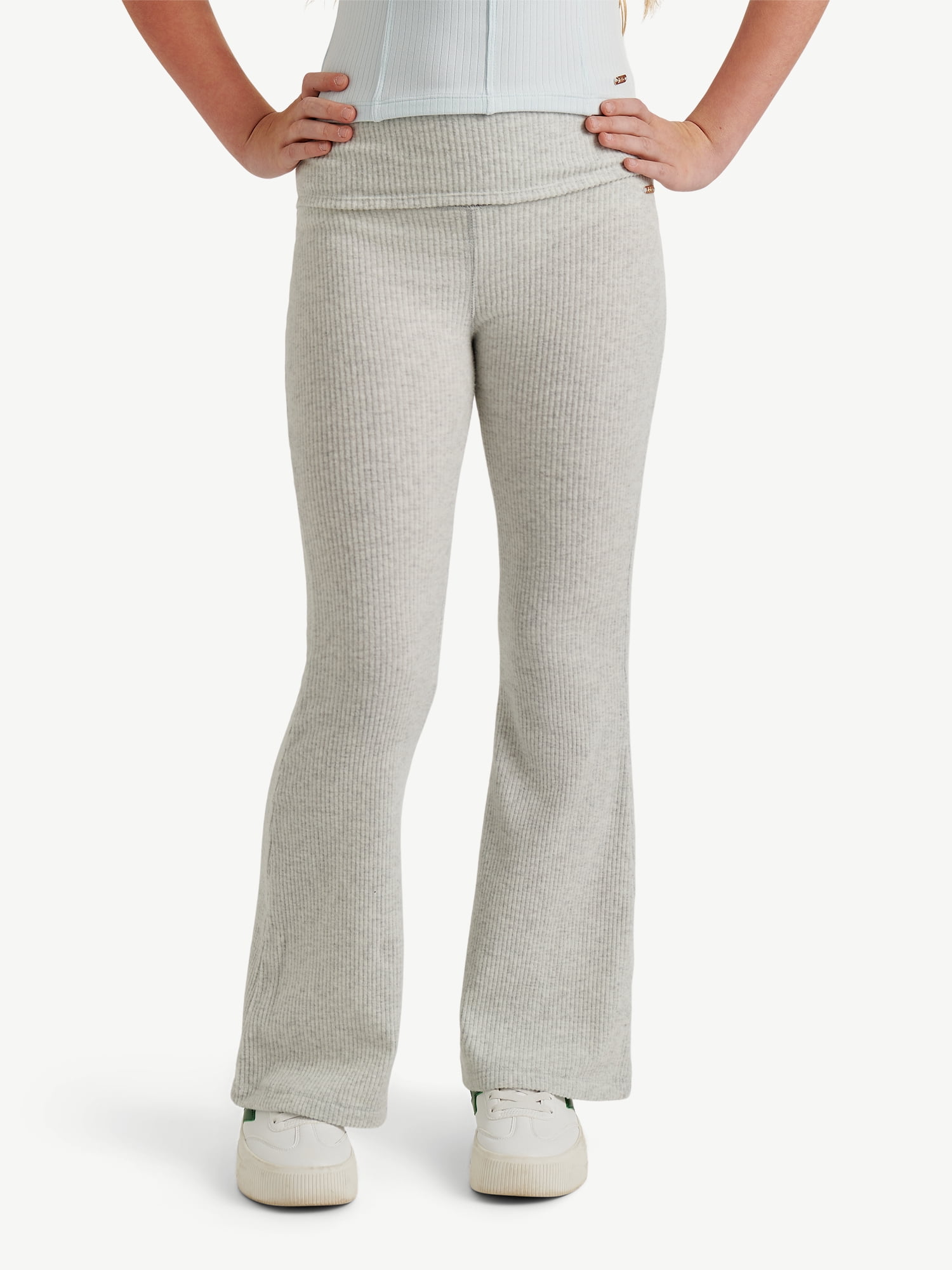 Justice Girls Foldover Flared Legging, Sizes XS - XLP - Walmart.com