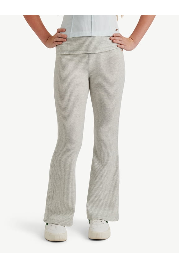 Girls Foldover Flared Legging, Sizes XS - XLP