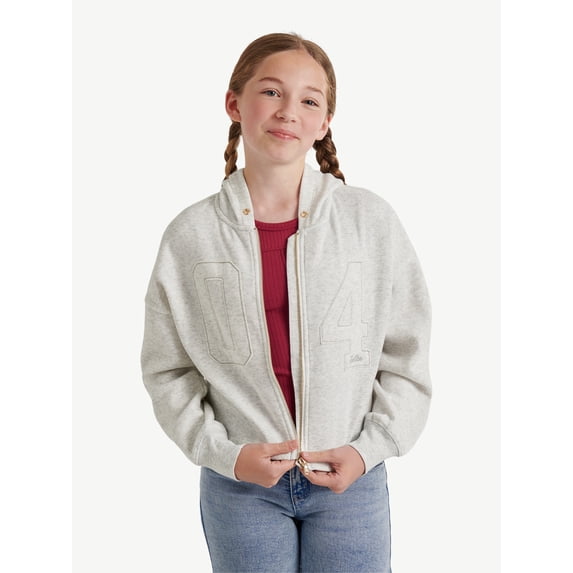 Justice Girls Full Zip Fleece Hoodie, Sizes XS - XLP