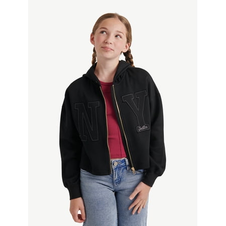Justice Girls Full Zip Fleece Hoodie, Sizes XS - XLP