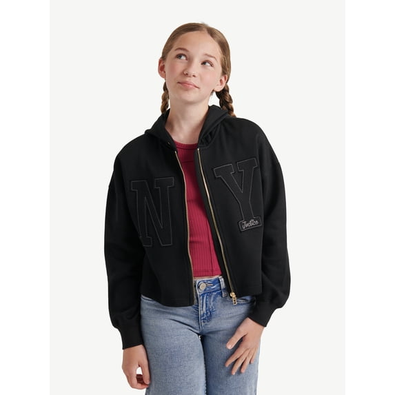 Justice Girls Full Zip Fleece Hoodie, Sizes XS - XLP