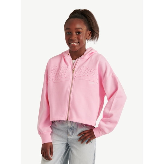 Justice Girls Full Zip Fleece Hoodie, Sizes XS - XLP