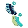 thumbnail image 1 of Justice Girls Fuzzy Cozy Crew Socks, 6-Pack, Sizes M-L, 1 of 4