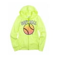 thumbnail image 1 of Justice Girls Glitter Sport Hoodie Sweatshirt, Yellow, Big Kids (8-20), 6, 1 of 2