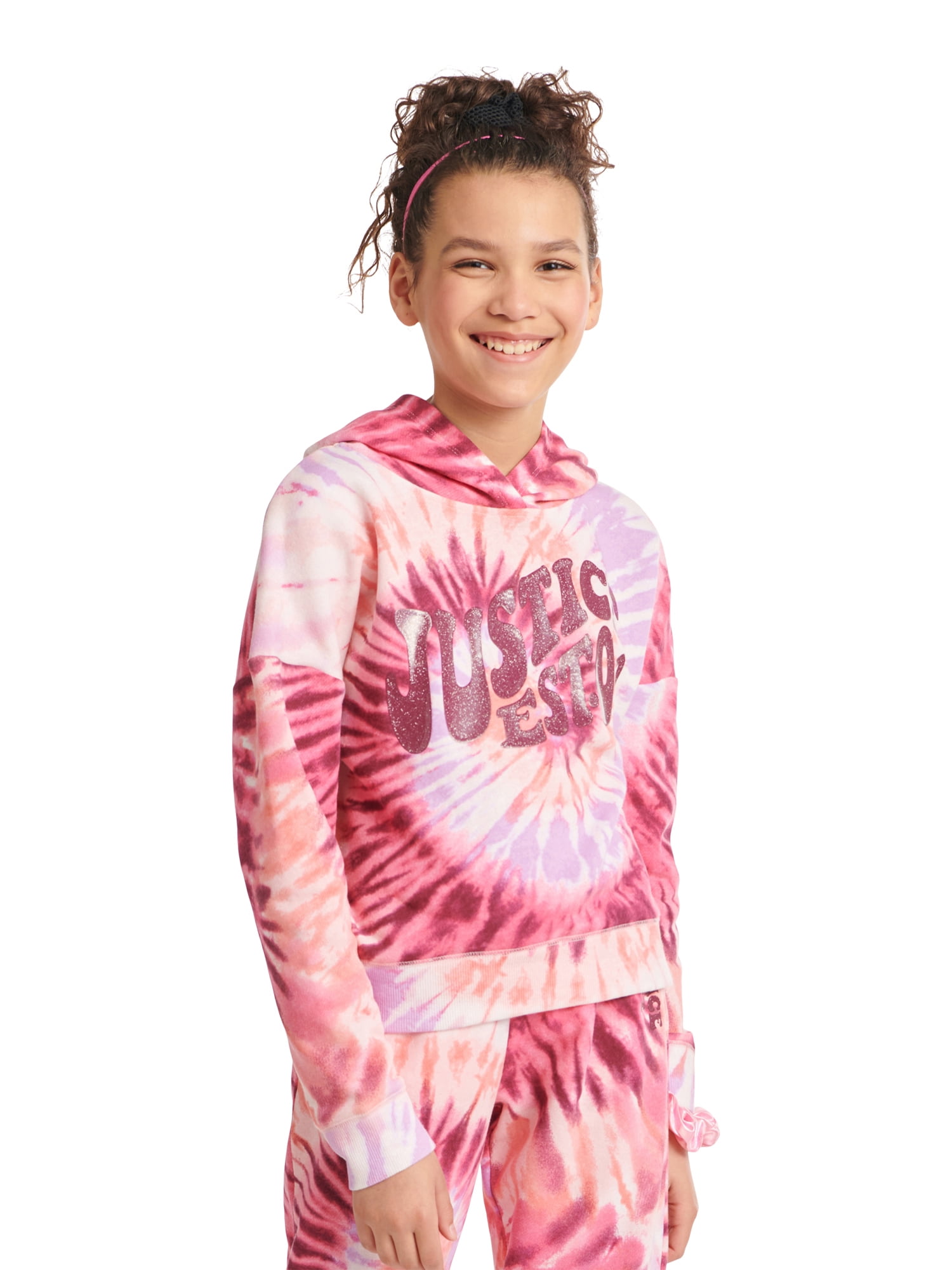 Justice Girls Graphic Fleece Hoodie, Sizes XSXLP