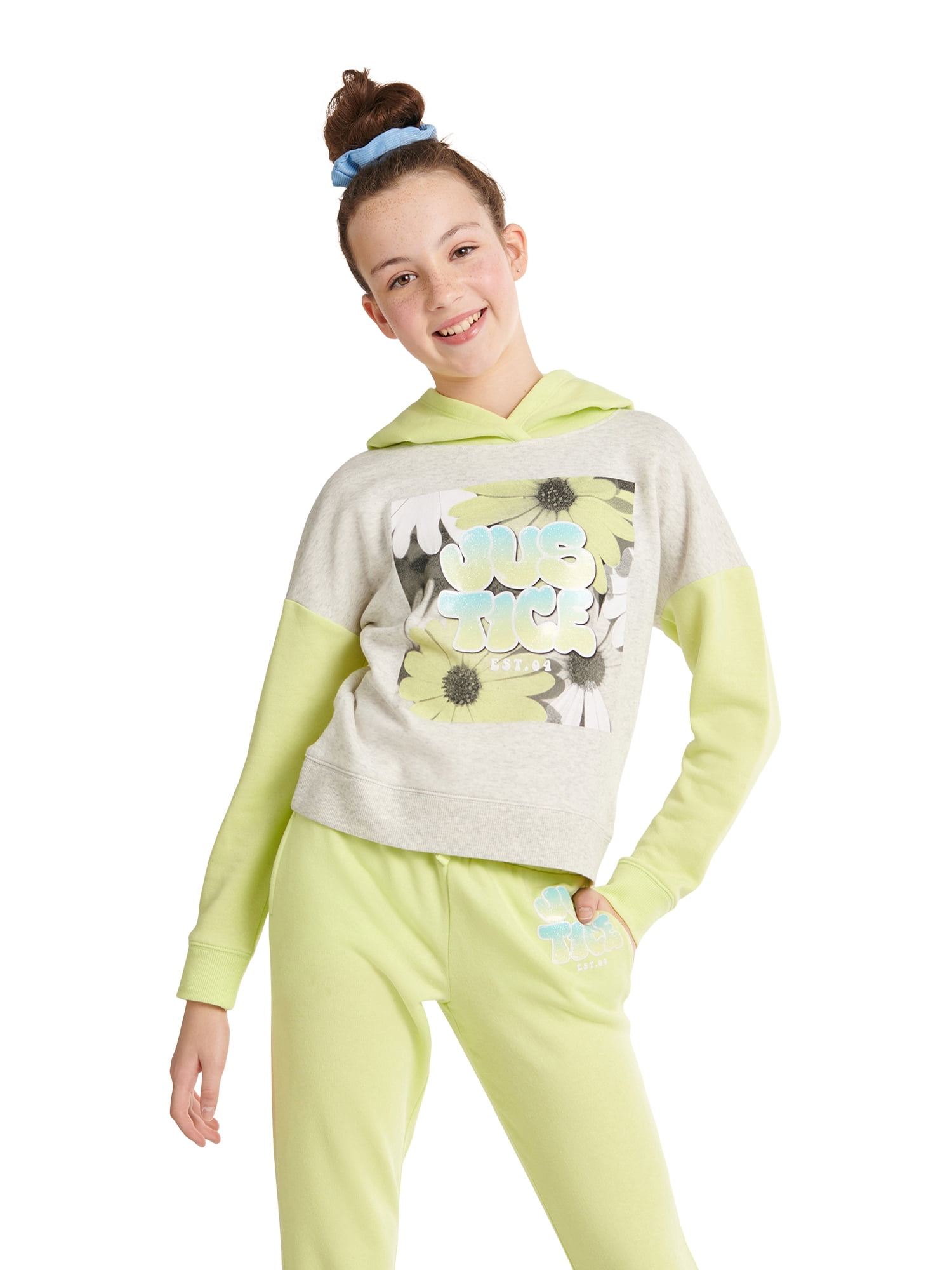 Justice Girls Graphic Fleece Hoodie, Sizes XS-XLP