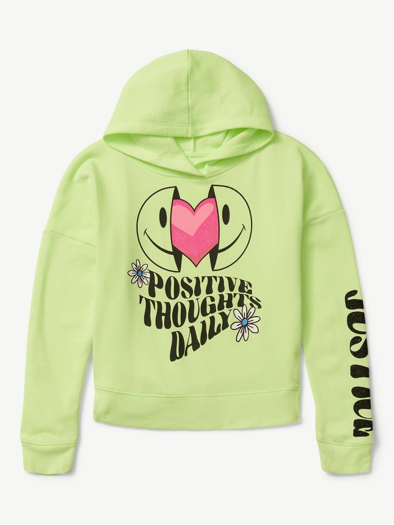 Justice Girls Graphic Fleece Hoodie, Sizes XS-XLP - Walmart.com
