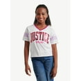 thumbnail image 1 of Justice Girls Graphic Short Sleeve T-Shirt, Sizes XS-XLP, 1 of 4