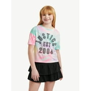 Justice Girls Short Sleeve Graphic Table Top, Sizes XS-XLP