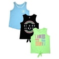 thumbnail image 1 of Justice Girls Graphic Tank Set, 3-Piece Pack, Sizes XS(5/6)-XL Plus(16/18 Plus), 1 of 10