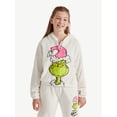 thumbnail image 1 of Justice Girls Grinch Collab Full-Zip Hoodie, Sizes XS - XLP, 1 of 7