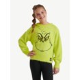 Justice Girls Grinch Hooded Sweater, Sizes XSXLP