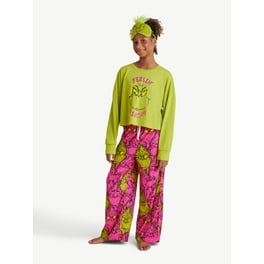 Justice Girls Grinch Pajamas Sizes 4 18 Plus Walmart