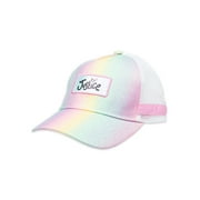 Justice Girls Irridecent Baseball Style Hat, Rainbow and Glitter