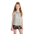 thumbnail image 1 of Justice Girls J-Sport Mesh Detail 2-Fer Tank Top, Sizes XS-XLP, 1 of 4