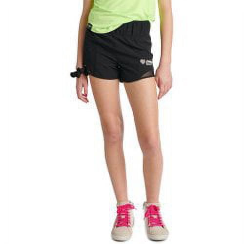 Short De Sport Fille Justice – Taille 10 – Rouge – Graphics Foot – Neuf