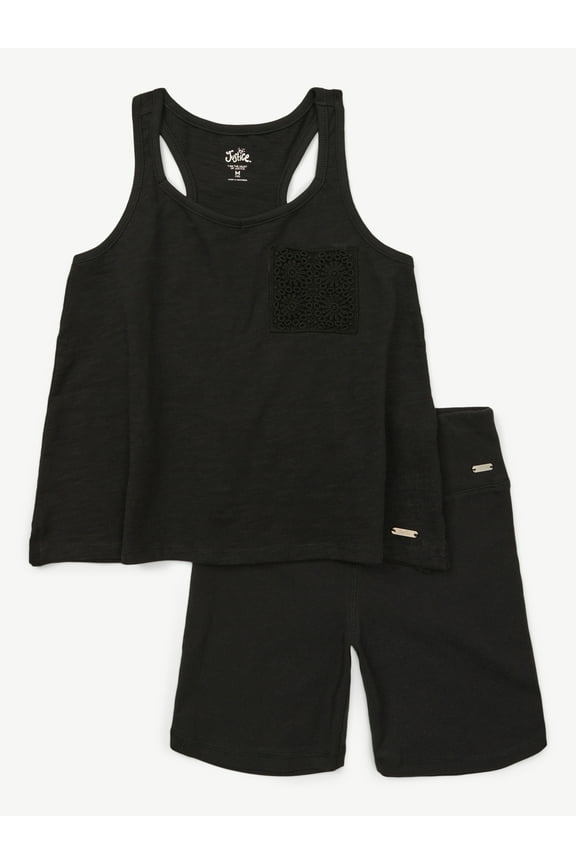 Girls Jersey Tank & Short Set, Sizes XS - XLP
