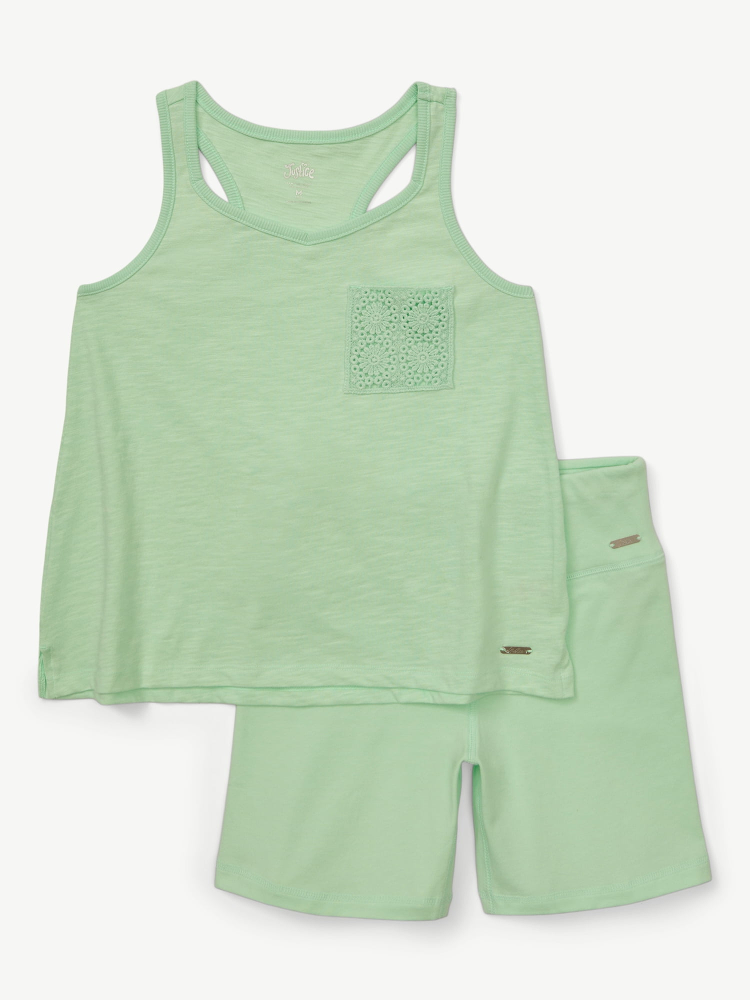 Justice Girls Jersey Tank & Short Set, Sizes XS - XLP