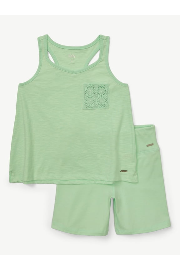 Girls Jersey Tank & Short Set, Sizes XS - XLP