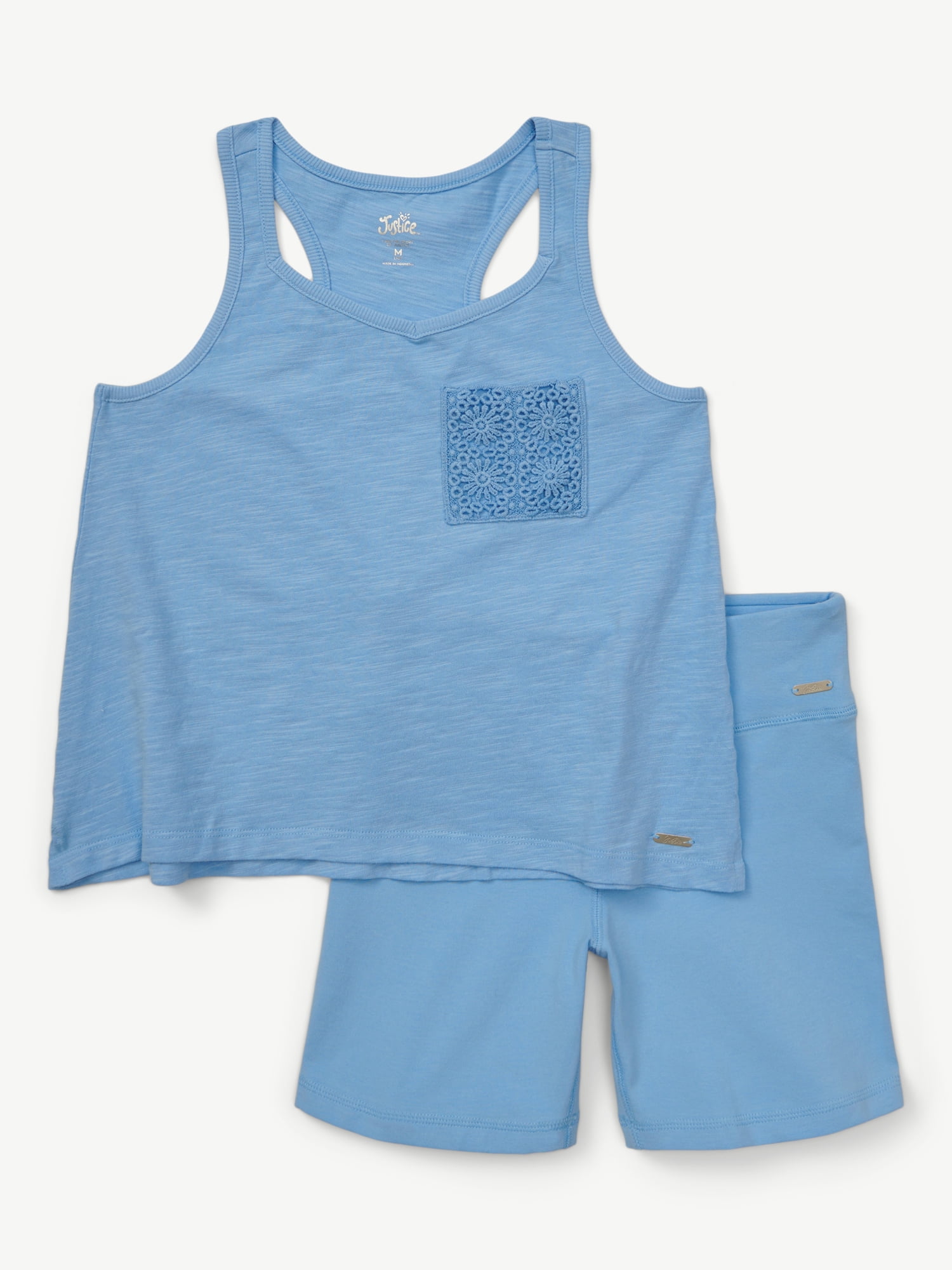 Justice Girls Jersey Tank & Short Set, Sizes XS - XLP