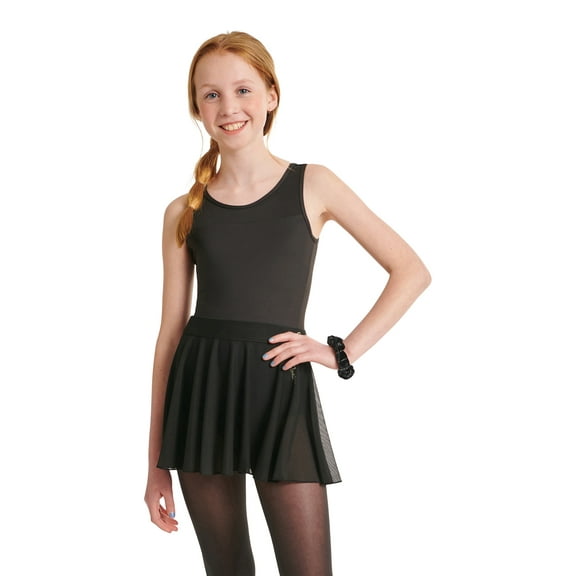 Justice Girls Keyhole Gymnastic Leotard for Dance and Practice, Sizes XS-XL