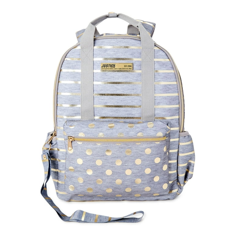 Girls discount gold backpack