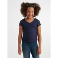 thumbnail image 1 of Justice Girls Lace Tee, Size XS-XLP, 1 of 4