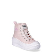 Justice Girls Lace Up High Top Sneakers, Sizes 13-5