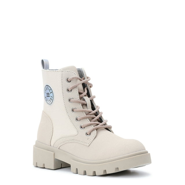Justice Girls Lace Up Lug Boots, Sizes 134