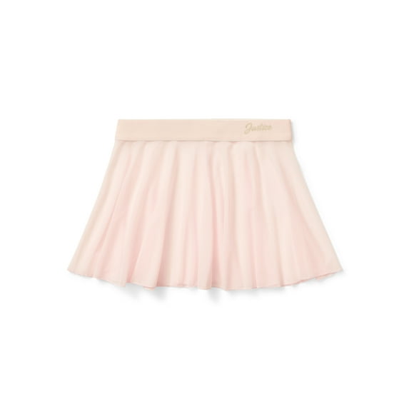Justice Girls Lightweight Soft Pink Ballet Dance Skirt, Sizes XXS-XL