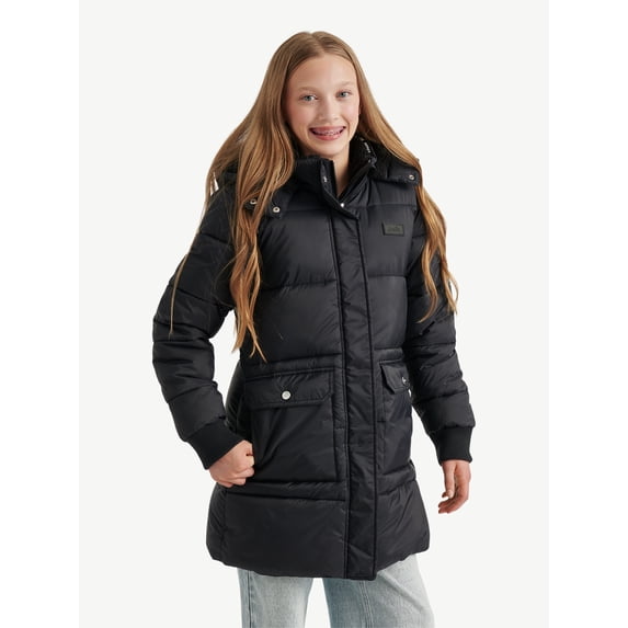 Justice Girls Long Puffer, Sizes XS - XL