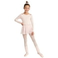 thumbnail image 1 of Justice Long Sleeve Gymnastics and Dance Leotard for Girls with Mesh Inserts, Sizes XS-XL, 1 of 4