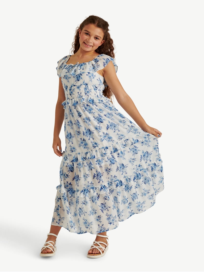chiffon maxi dress h&m Navy Blue Sleeveless Halter Tiered Frilly Party Wedding Ma – Brie Size:36/34 wide shoulder straps and 2-piece 2025 Monster High Scary