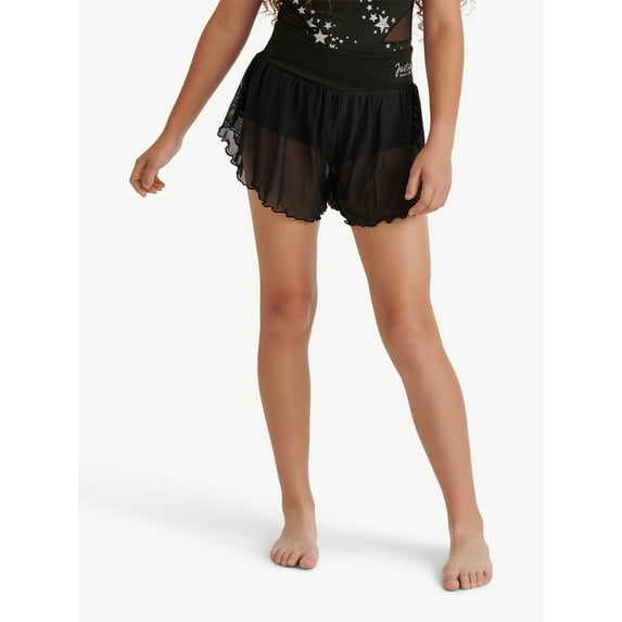 Justice Flutter Skirt for Girls with Built-In Shorts, Sizes XS-XL