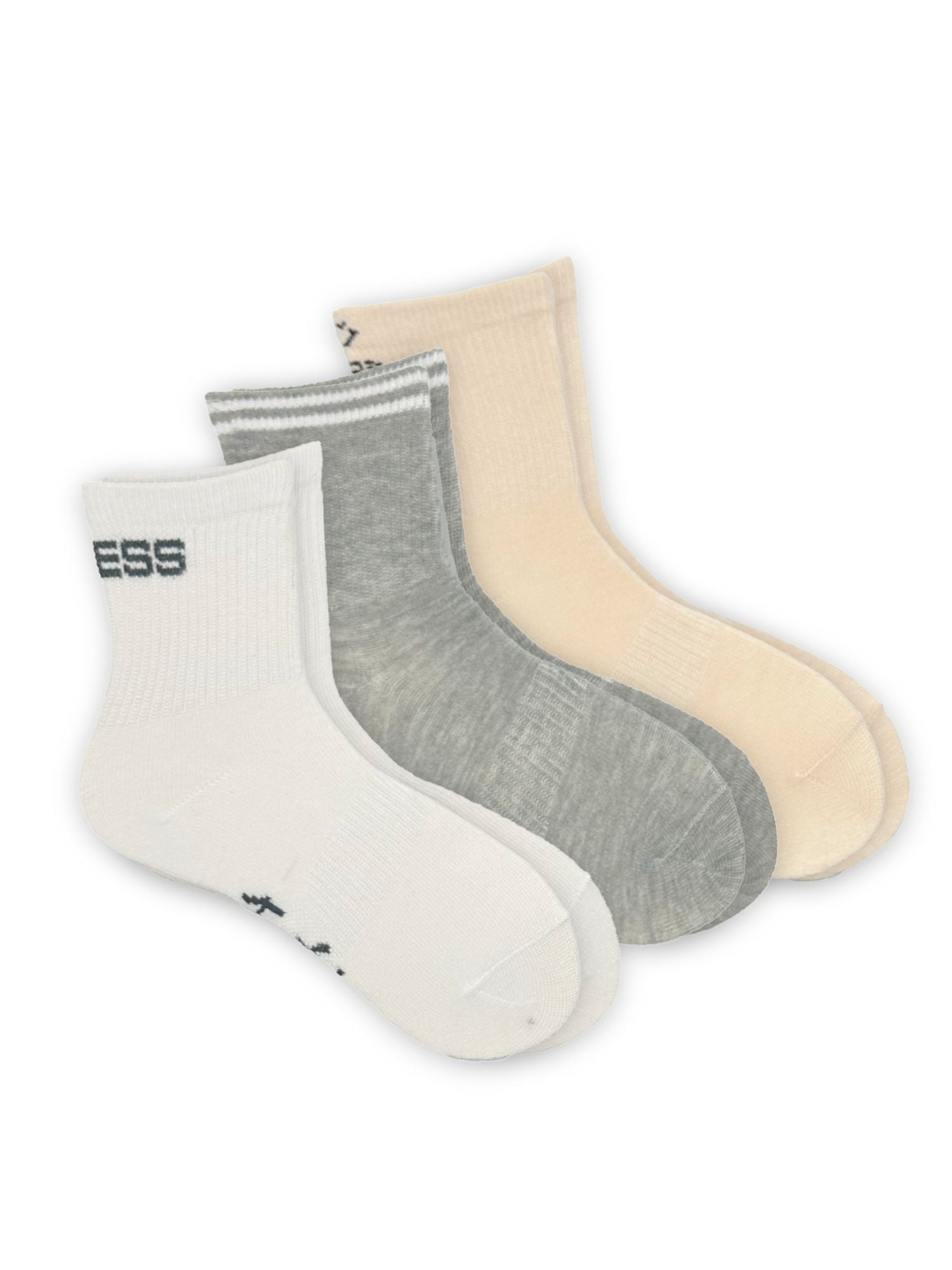 Justice Girls Mid Crew Socks 3-Pack, Sizes M-L - Walmart.com