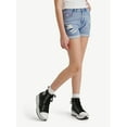 thumbnail image 1 of Justice Girls Mini Mom Jean Short, Sizes 6-18, Slim & Plus, 1 of 6