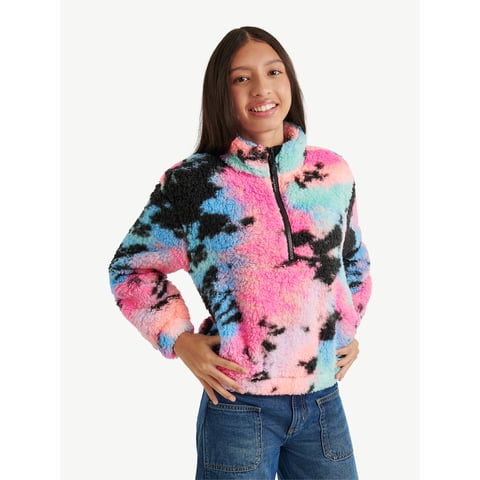 Girls Mock Neck Sherpa, Sizes XS - XLP