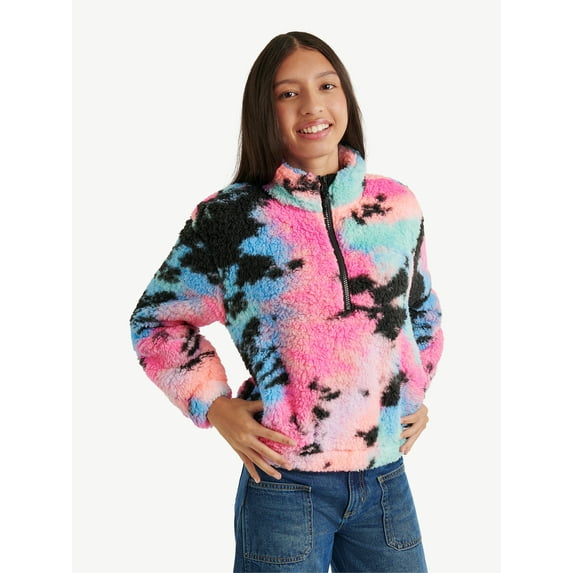 Justice Girls Mock Neck Sherpa, Sizes XS - XLP