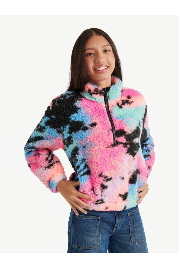 Girls Mock Neck Sherpa, Sizes XS - XLP