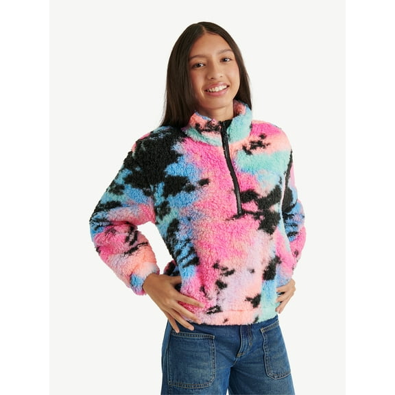 Justice Girls Mock Neck Sherpa, Sizes XS - XLP
