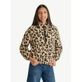 thumbnail image 1 of Justice Girls Mock Neck Sherpa, Sizes XS - XLP, 1 of 7
