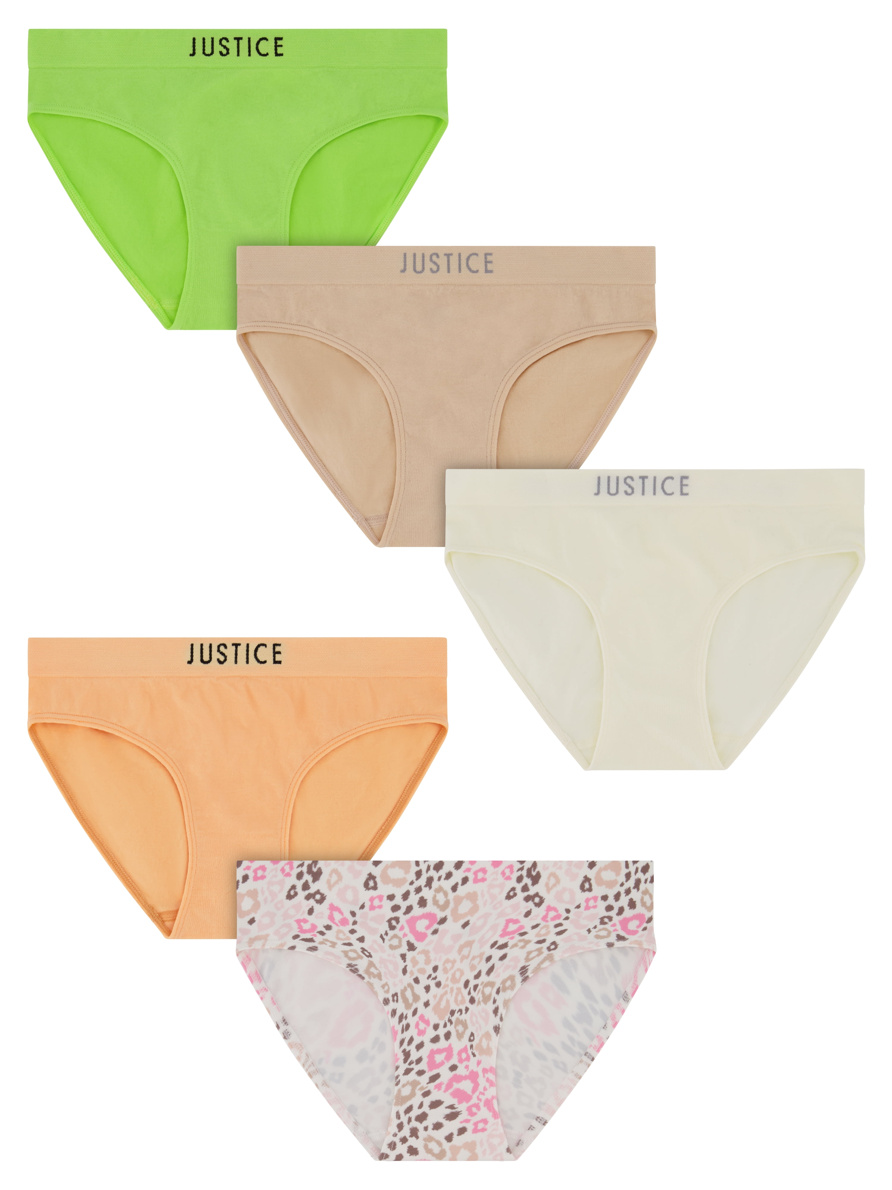 New Justice Girls Underwear Multiple Patterns & Sizes Oh So Soft Hipster  Bikini