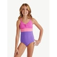 thumbnail image 1 of Justice Girls One Piece Ribbed Keyhole Swimsuit, sizes XS-XL, 1 of 7