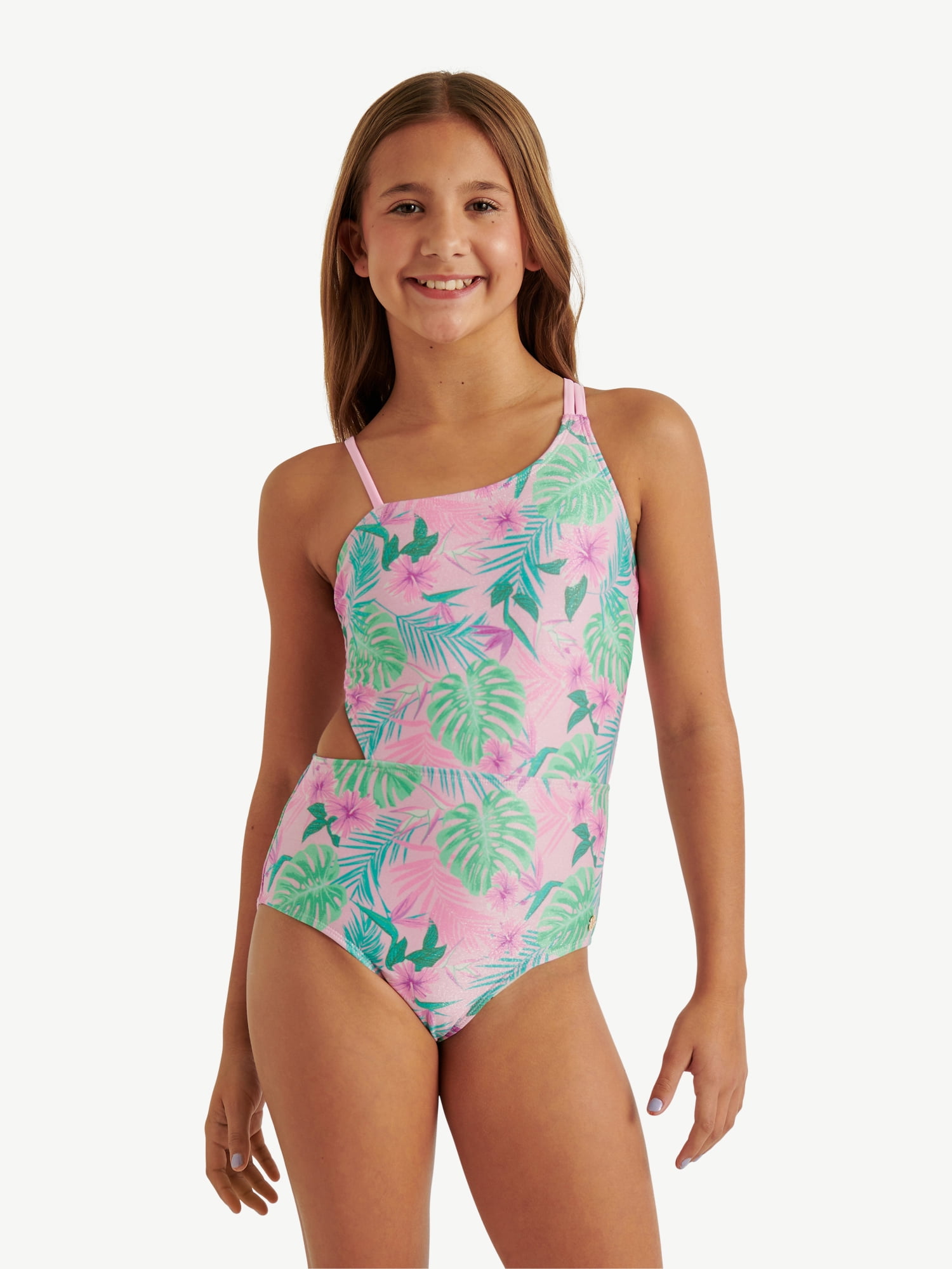 Justice Girls One Piece Swimsuit, sizes XS-XL